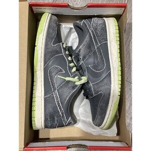 Nike Dunk Low SE Iron Size 6Y Grey/Phantom-Ghost Green Halloween (DQ6215 001)